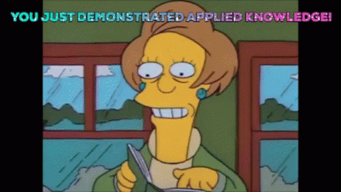 a very funny and awkward image from simpsons