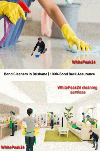 a poster showing an advertit for bond cleaners