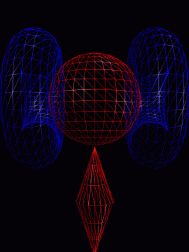 three balls in the shape of an orb
