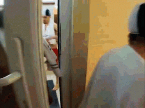 view of the inside of an airplane through a door