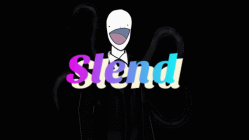 a logo for the game slender on an iphone