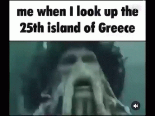 a very funny picture with an ad for the 25th island of greece
