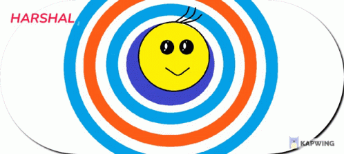 a happy, cartoonized target with a smiling face on it's center