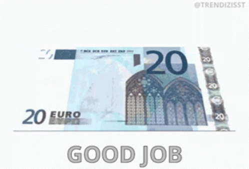 a twenty euro bank note is pictured