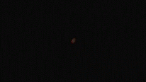 the image shows an object in the dark
