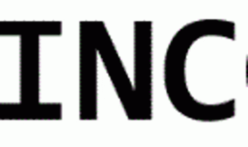 a close up of the word glincent written in black on a white background