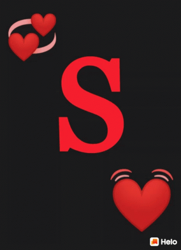 a font with two hearts attached to it