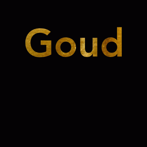 a black background with the word goud and some light blue letters