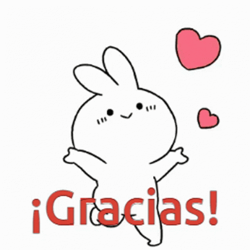 a drawing of an iguacias bunny with hearts flying in the air