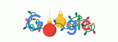 a google logo in colorful letters on white