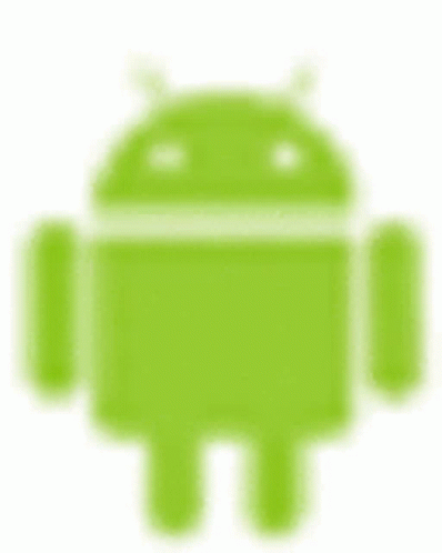 a picture of a green color android logo