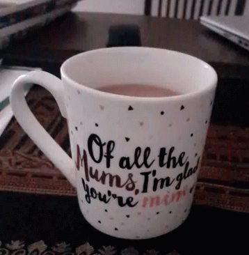 a coffee cup with the words, off all the mums i'm going for are