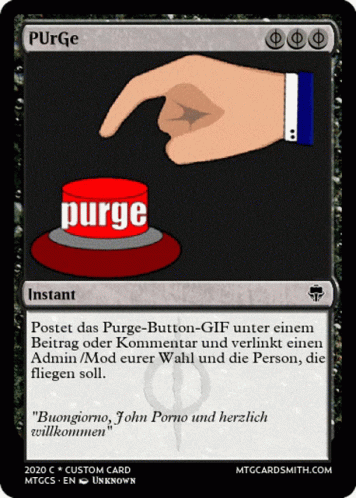 a hand holds the hat that is displayed on the card