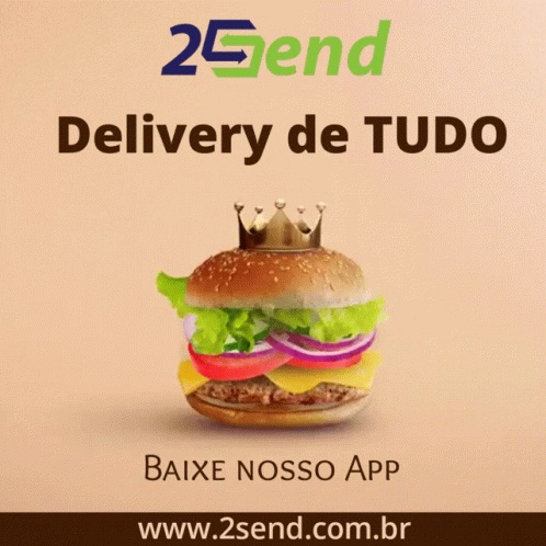 an advertit advertising a deli called delivery de tudo