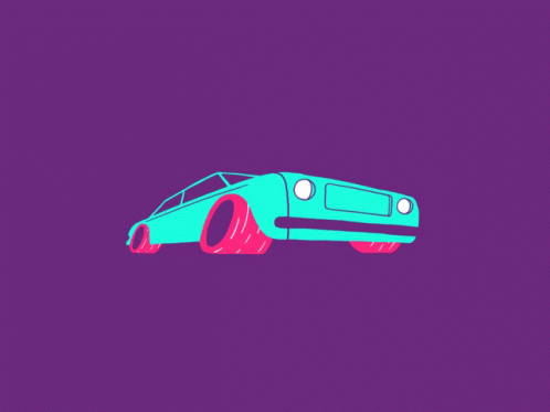 the image is an automobile on the purple background