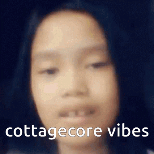 a person has an ad for collagecore vibes