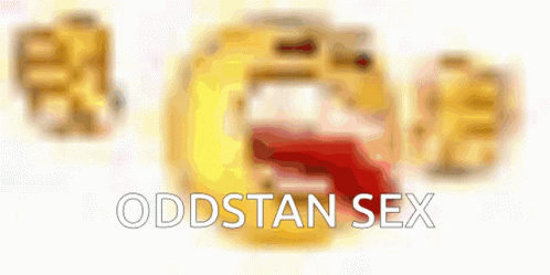 the word oddstan sex is spelled in blue
