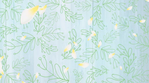 an image of some kind of green leaf pattern on wallpaper