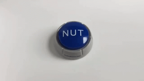 a red stop on on white background reads nut