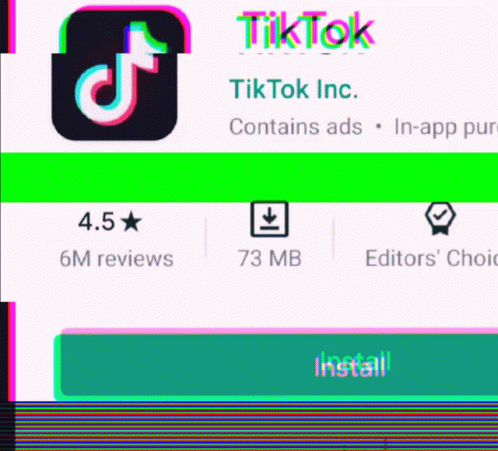 the tik tok application with itunes icons