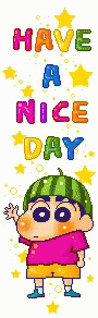 a poster with the words have a nice day