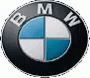 the bmw emblem that has been replaced to be black and gold