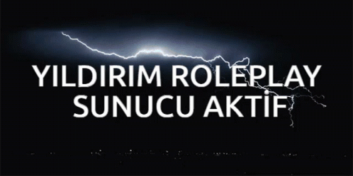 a dark night with the words'yuldim role play sunuc aktif '