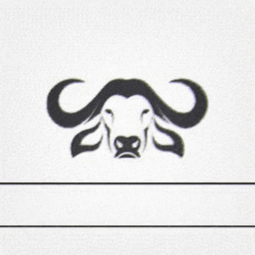 this is an image of a bull on a sign