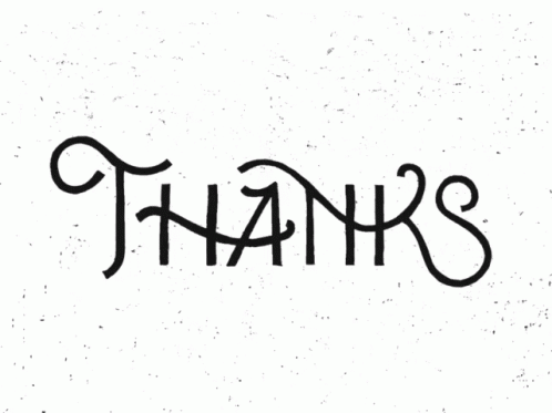 some type of lettering that says thanks