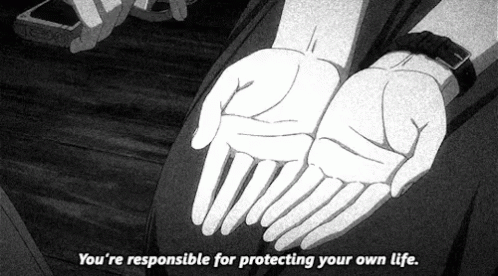 a picture of a person's hands with a quote in the background