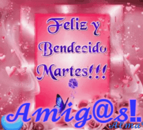 a sign with erflies and text saying feliz y benedicte marras