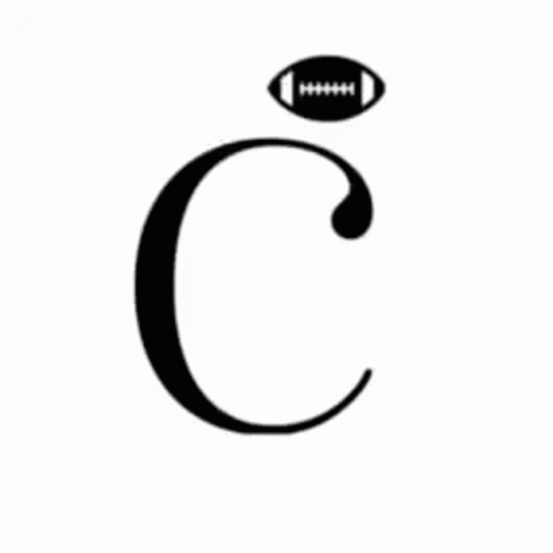 the letter c is for football
