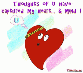 i thought that the thought of u have captured my heart and mind