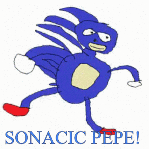 a picture of an orange bird that says sonicac pepe