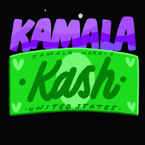 a green and pink banner that says, kaale kash united states