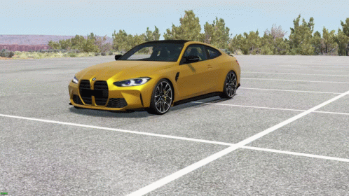 the new bmw sports car is in the parking lot