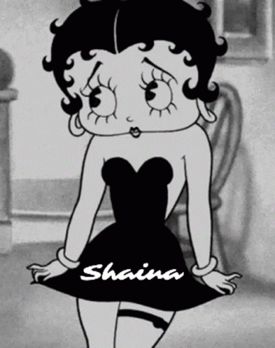 black and white illustration of a woman from the animated show shonsu