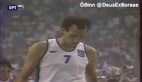 a video showing a man in uniform walking on a court