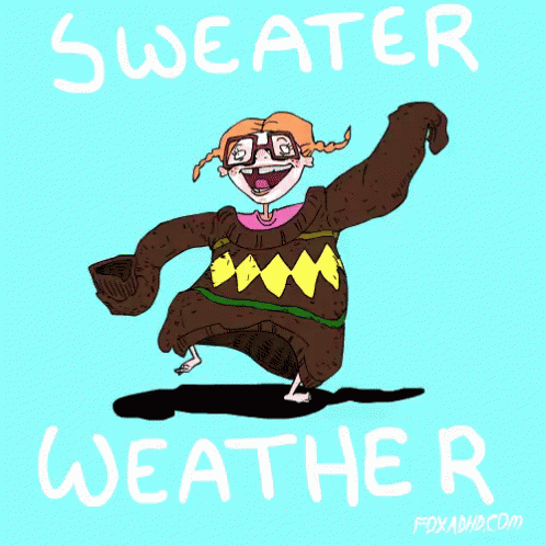 this is an illustration of someone in the weather