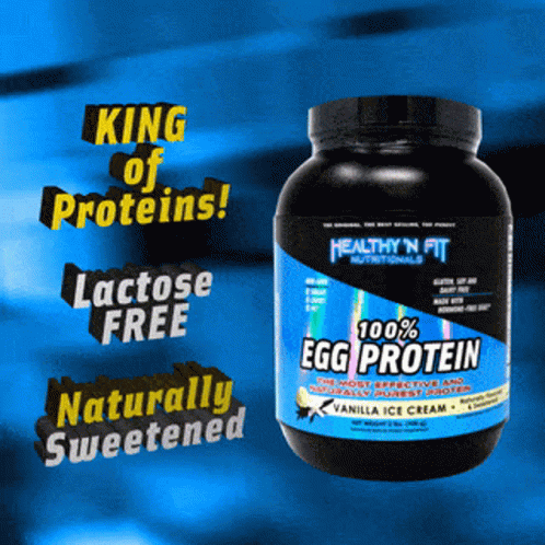 a bottle of protein pill in front of yellow background