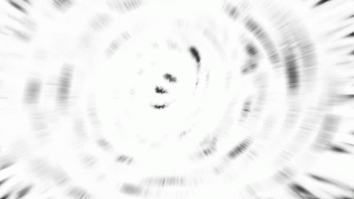 black and white pograph of a circle in a vortex