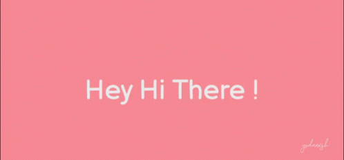 the words hey hi there written over purple background