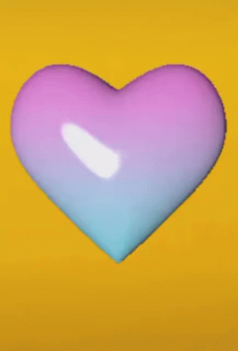 a pink heart with an odd pattern over it