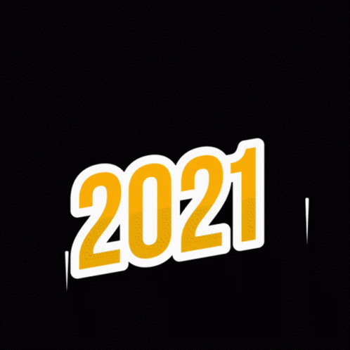 the number twenty is blue in color with the year 2021 on it