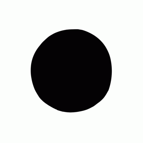 the dark circle is the size of a square