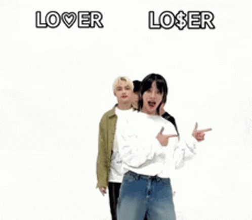 the cover of a single track with the title lover and loser