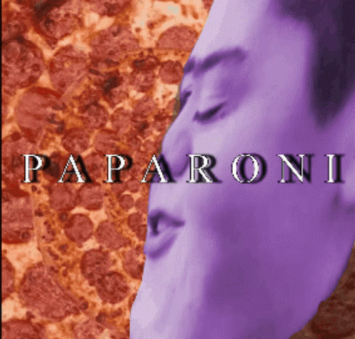 a poster for papa roni
