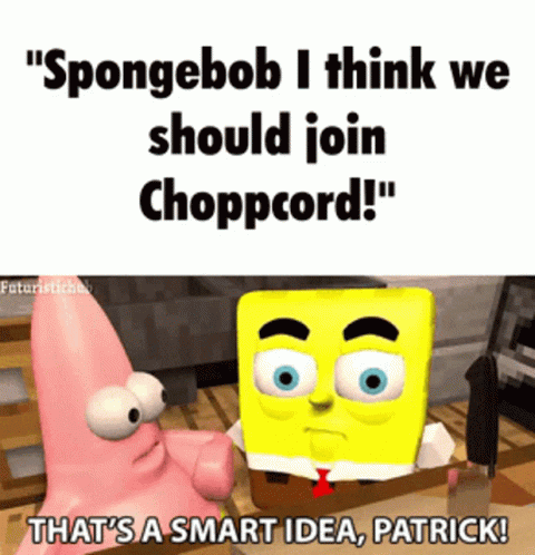 spongebob and his friend, who is talking about what they think to happen