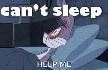 cartoon image saying that it can't sleep if i help