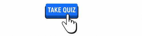 a hand clicking the word take quiz on a red on